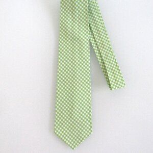 Belles & Beaus Men's Gingham Check Cotton Tie